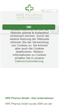 Mobile Screenshot of hpe-pharma.com